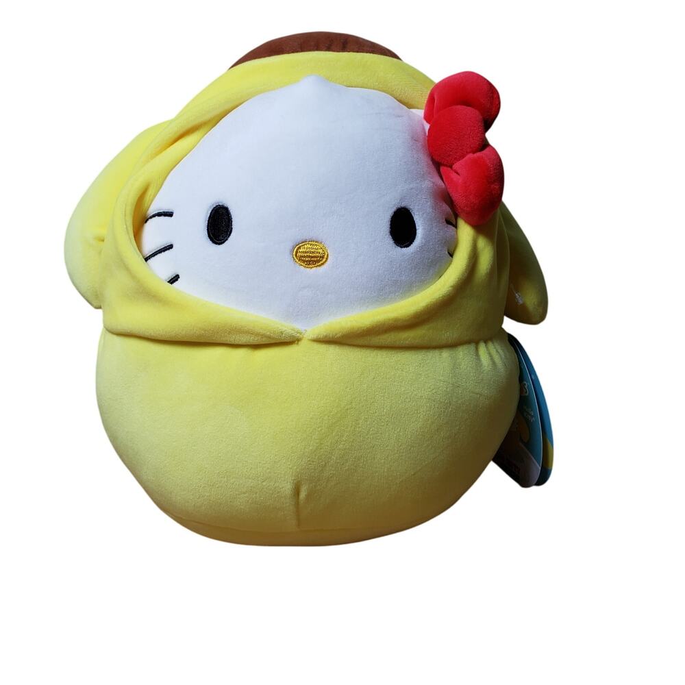 Squishmallows Hello Kitty In Pompompuri Yellow‎ Hoodie Outfit Yellow New